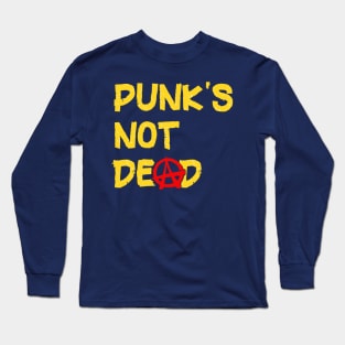 Post Punk Rock Music is Not Dead Long Sleeve T-Shirt